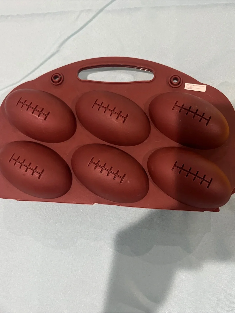 Silicone Football and 2 superhero molds set of 3 items
